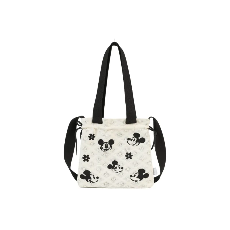 MESUCA Disney Collection Polyester Shoulder Bag Medium Size Unisex Beige-0