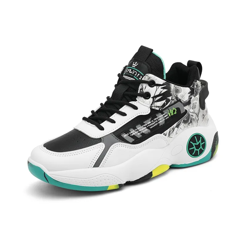 SOURCE Cushioning Anti-Slip Wear-Resistant Balance Impact-Resistant Rebound Mid-Top Basketball Shoes Unisex-1