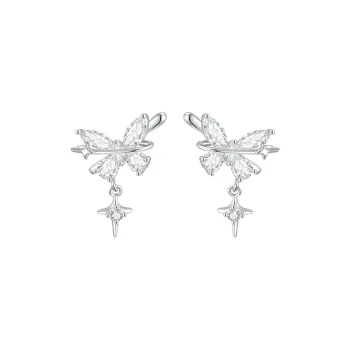 ZEGL Zircon Clip On Earrings Women's