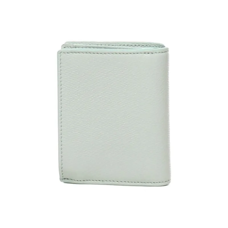 Valentino VLogo Signature Calfskin Card Holder Women's Sky Gray-2