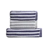 3 Pack (Blue Towel *1, Gray Towel *1, Blue Bath Towels *1)
