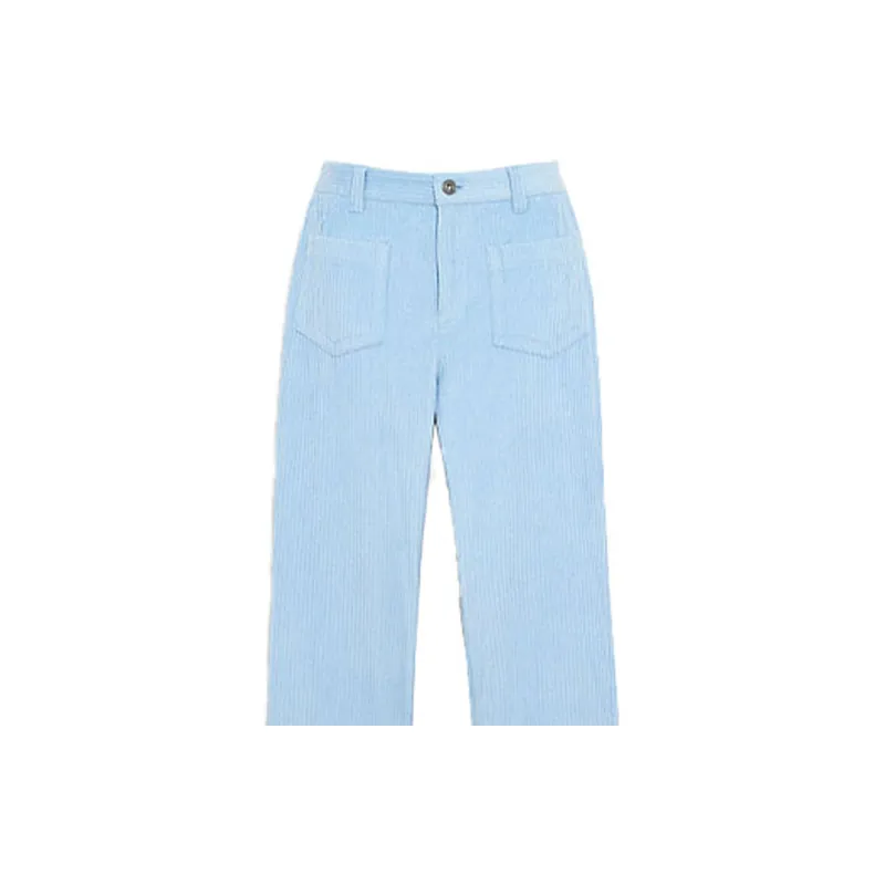 COACH Casual Pants Women's Blue-1