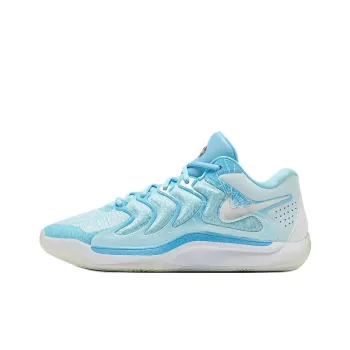 Nike KD 17 Anti Slip Wear Resistant Low Top Basketball Shoes Men's Blue