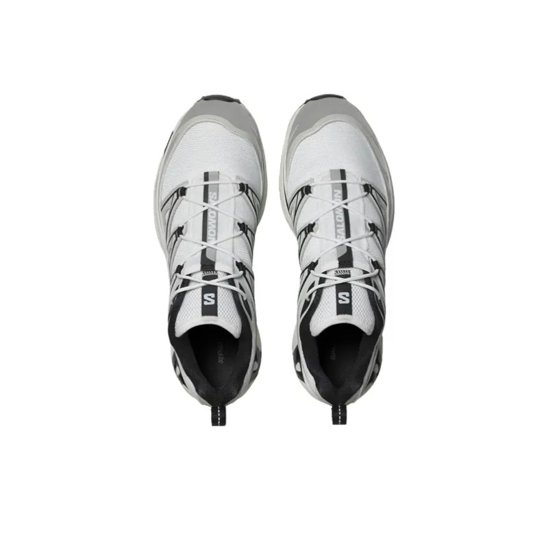 SALOMON XT 6 Slip Resistant Low Top Running Shoes Unisex White Gray-3