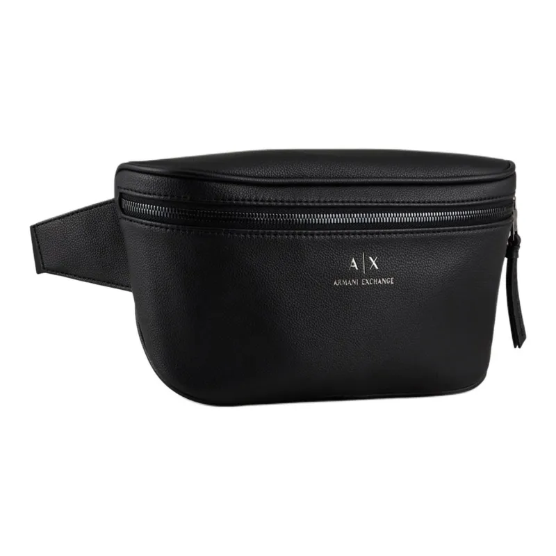 ARMANI EXCHANGEAE Polyurethane One Shoulder Crossbody Fanny Pack Regular Men's Black-1