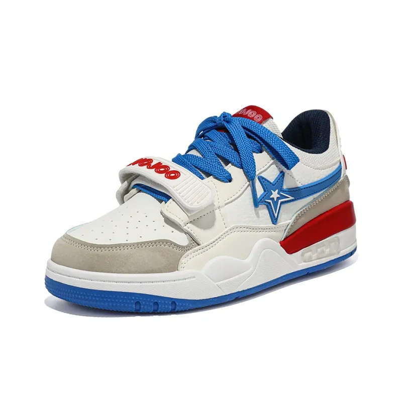CVOJOO Stars Collection Low Top Skateboard Shoes Unisex Peach Cheese-14
