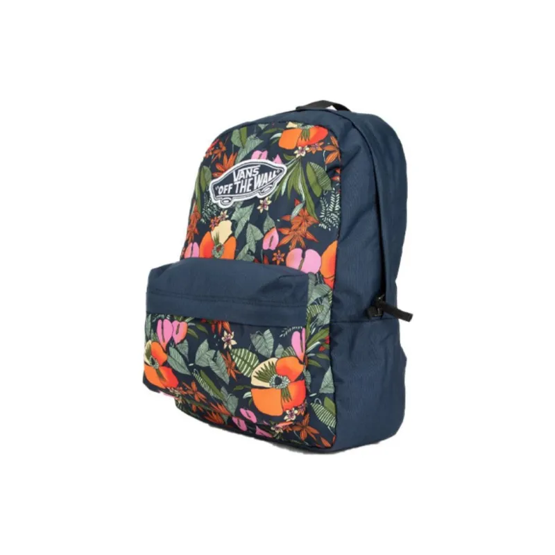 Vans Polyester Backpack Regular Unisex Forest Floral-1