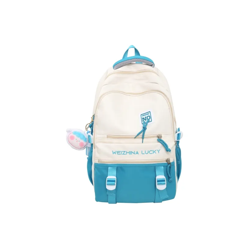 Yalu Nylon Backpack Unisex Multicolor-4