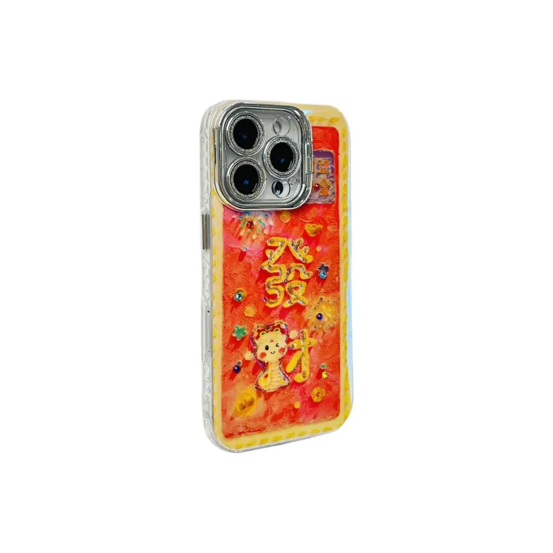 Sopi Acrylic Material Blue Light Rich Overnight Phone Cases Compatible With IPhone 16/15 Pro Max/Apple 13/14 Pro/Max-5