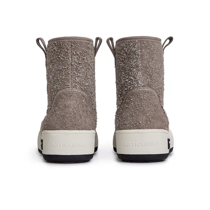 ARTICLE NO. Warm Height Increasing Short Mid Calf Snow Boots Women's Cameo Brown-4