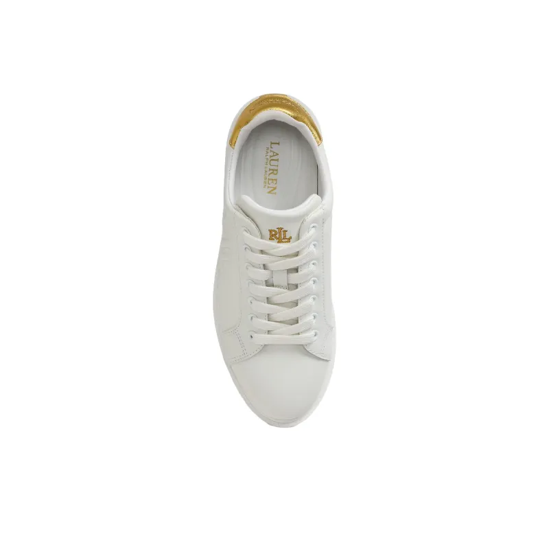 LAUREN RALPH LAUREN Ainsley Low Top Skateboard Shoes Women's White-3