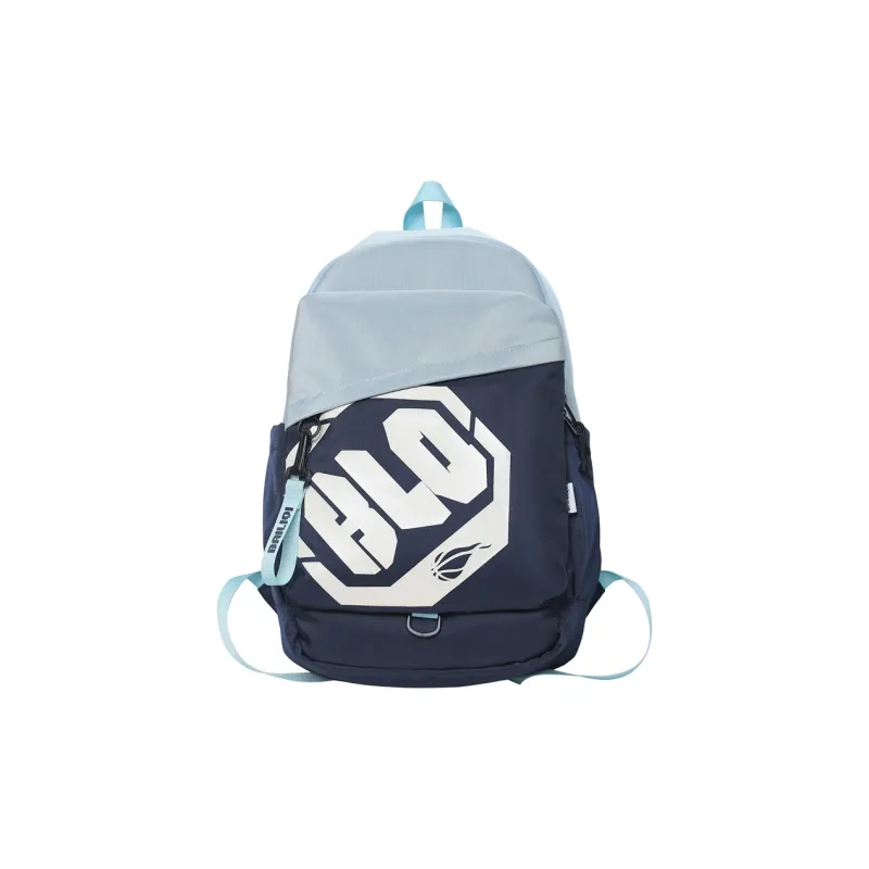 Debecca Nylon Backpack Regular Unisex Black/Ecru/Blue/Green/Gray-10