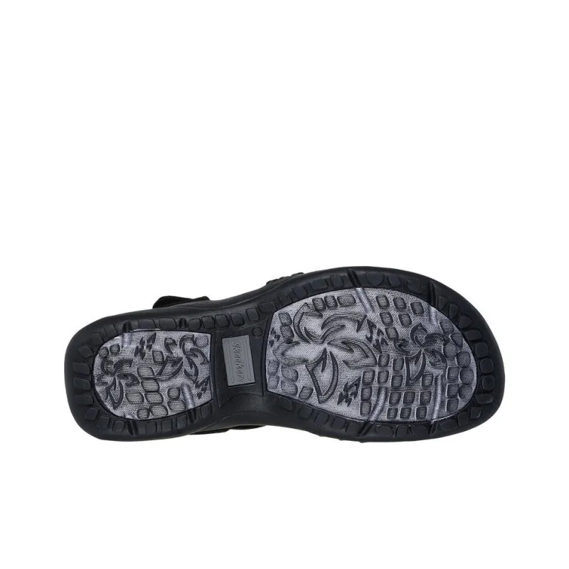 Skechers Reggae Slim Beach Sandals Women's Black-4