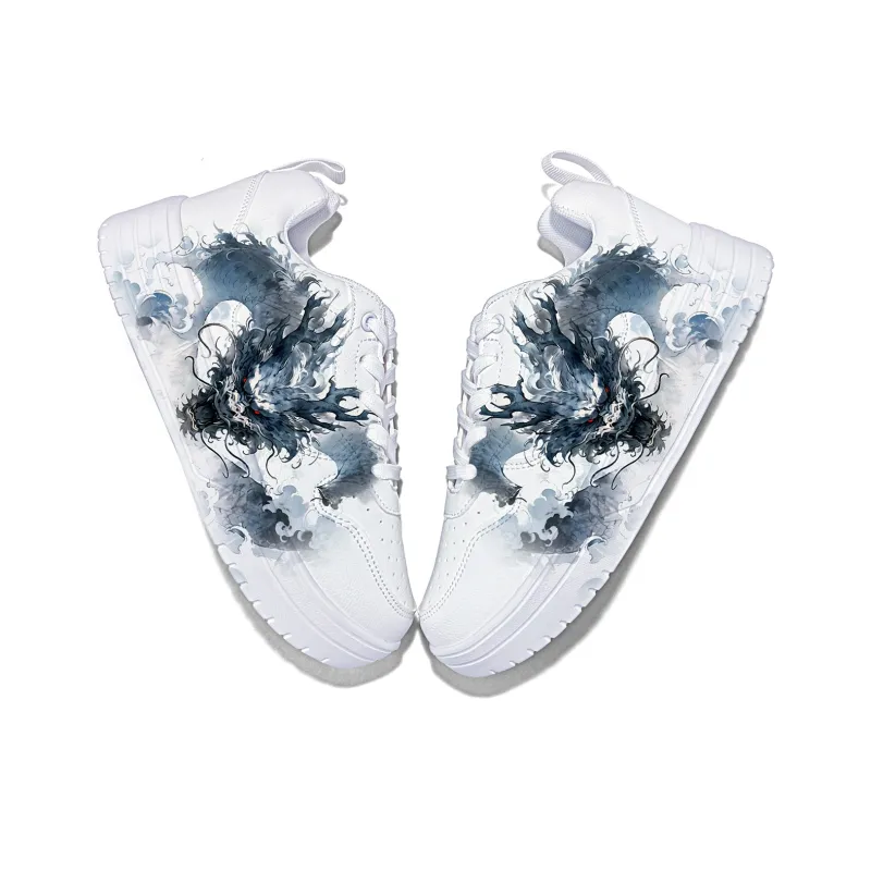 Cold Cicadas Yesterday Low Top Casual Shoes Unisex White-3