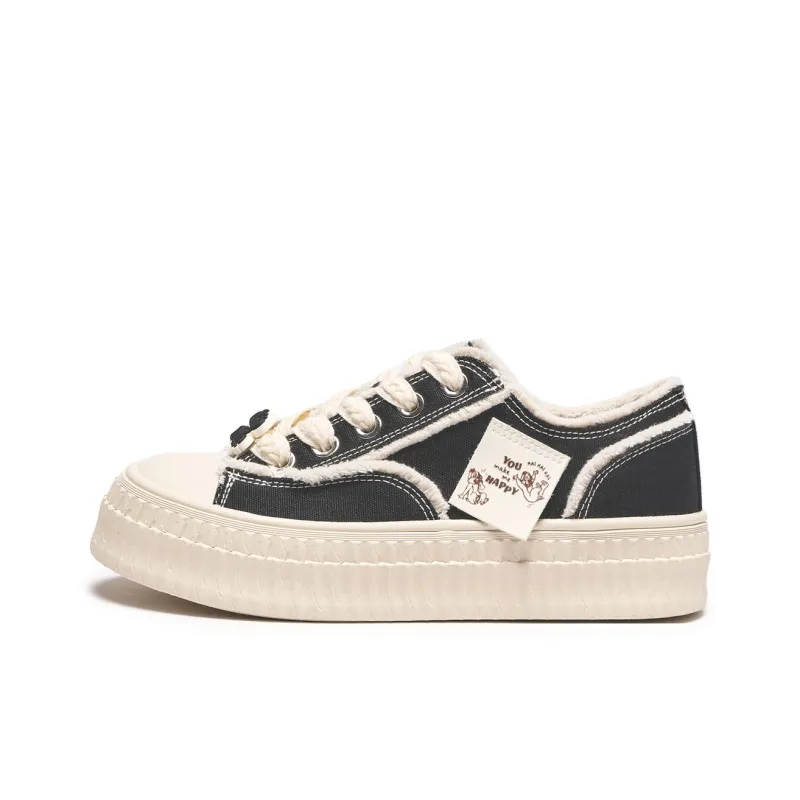 Disney X Hotwind Canvas Shoes Women's Low Top White-0