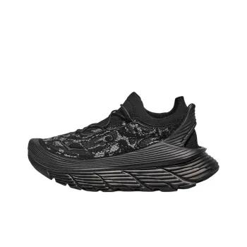 HOKA ONE ONE Restore Anti Slip Wear Resistant Low Top Running Shoes Unisex Black
