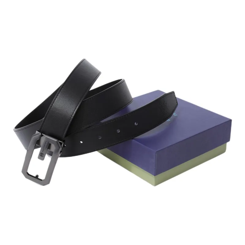 FION Mountain And Sea Journey Series Top Grain Cow Leather Belts Men's 3.4-4