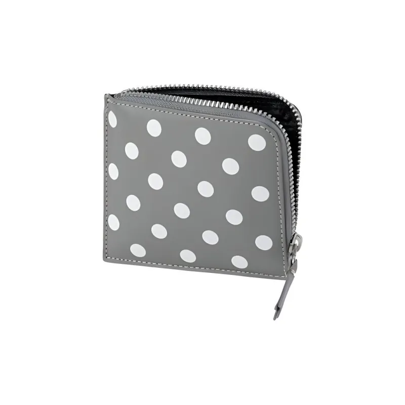 Comme Des Garcons Wallet Polka Dots Red-3