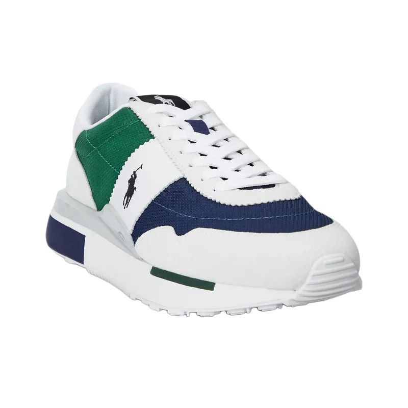 Polo Ralph Lauren Train 89 Low Top Casual Shoes Men's White Green-2