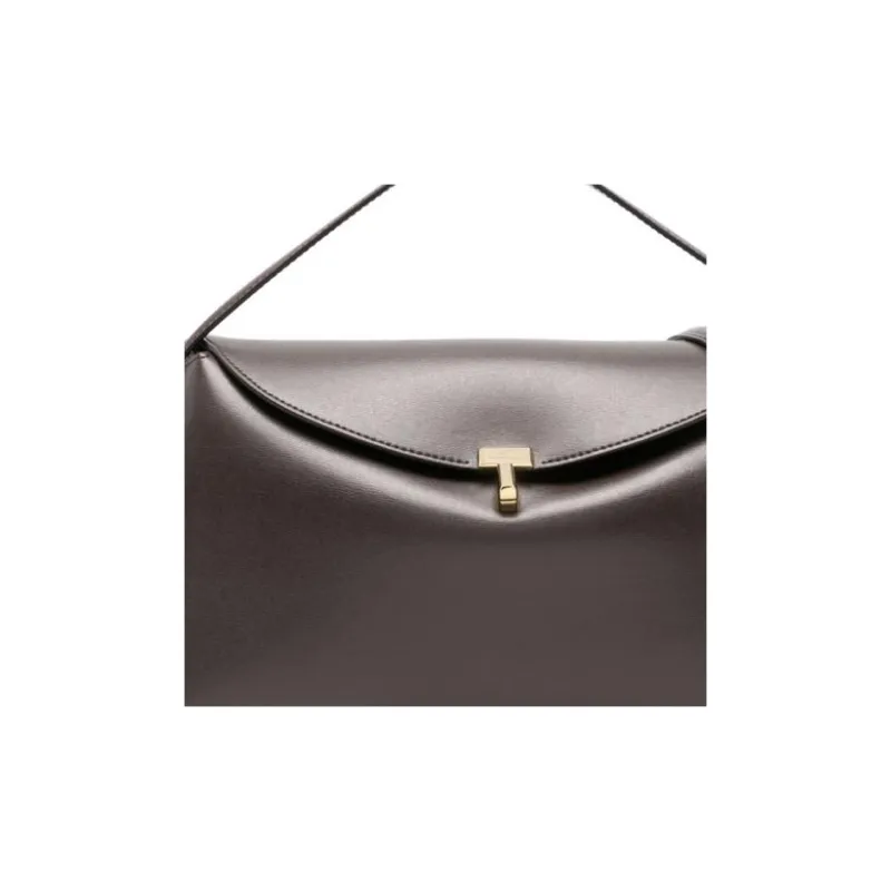 TOTEME T lock Shoulder Bag-2