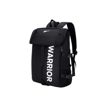Warrior Oxford Fabric Backpack Regular Unisex Black/White