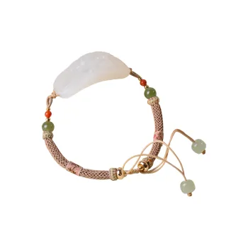 Survival Hetian Jade Bracelets Dusty Pink Women's