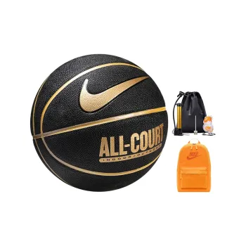 Nike Synthetic Leather Basketball Black Gold Size 7 Ball Training