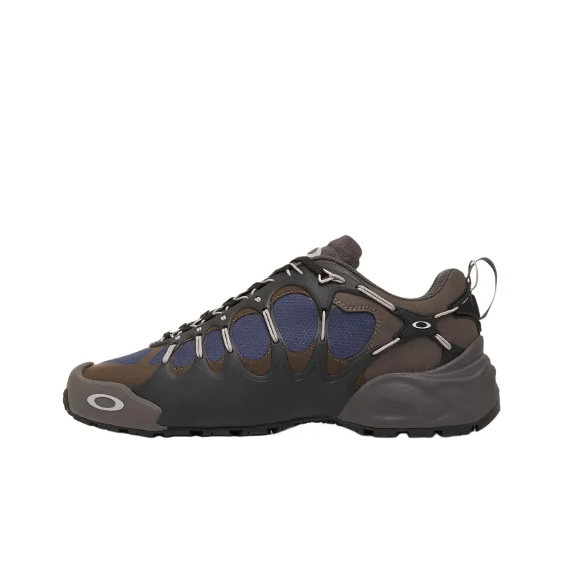 Brain Dead x Oakley Factory Team Anti Slip Wear Resistant Low Top Casual Shoes Unisex Blue Gray-0