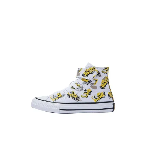 Converse Chuck Taylor All Star Anti-Kick Cushioning High-Top Kids Canvas Shoes White Kids'