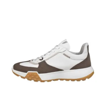 Ecco RETRO Slip Resistant Low Top Casual Shoes Men's White Umber
