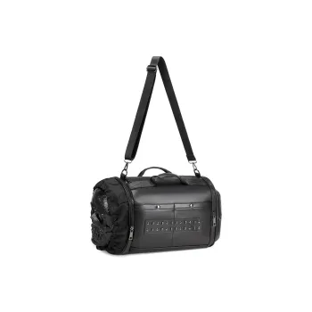 MILOOKY PU Travel Bag Regular Unisex Black/Gold/Silver