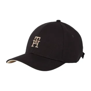 Tommy Hilfiger Cotton Baseball Caps Men's Black