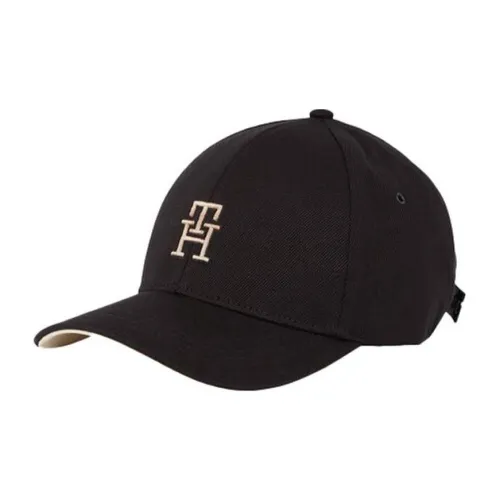 Tommy Hilfiger Cotton Baseball Caps Men's Black