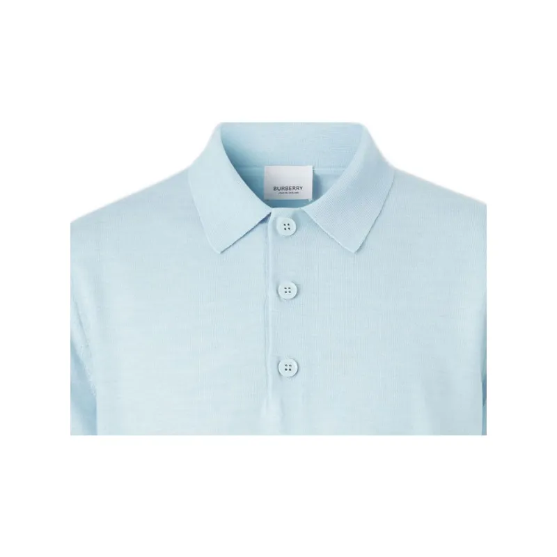 Burberry SS22 Polo Shirt Men's Light Blue-4