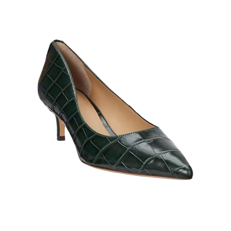 LAUREN RALPH LAUREN Adrienne Slim Heel High Heels 5cm Women's Dark Green-2