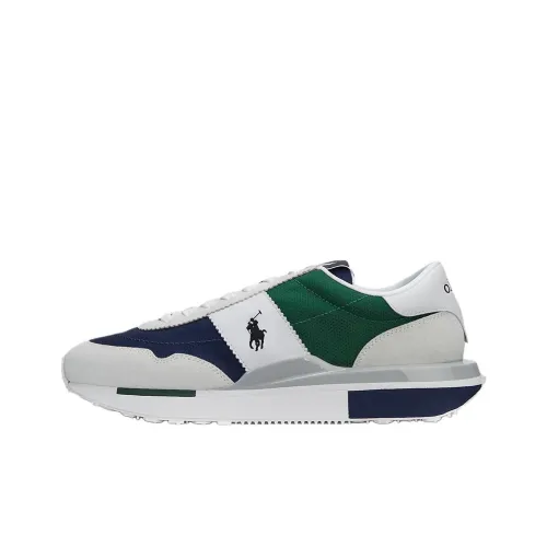 Polo Ralph Lauren Train 89 Low Top Casual Shoes Men's White Green