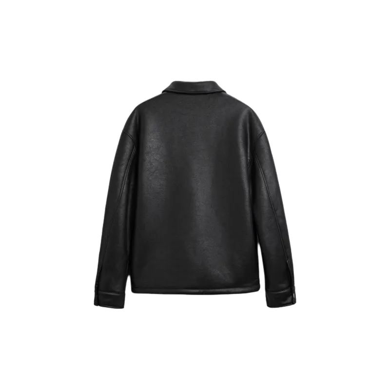 ZARA Leather Jackets Men-3