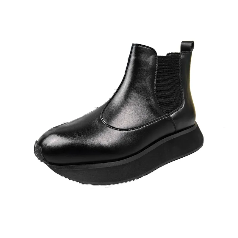 Paul Gabriel Short Chelsea Boots Men's Black-0