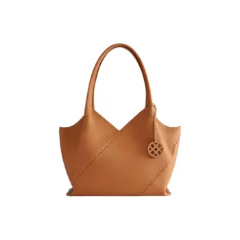 ORANGE CUBE Cow Leather Tote Bag Shopping Bag Handbag Large Size Women's Multicolor