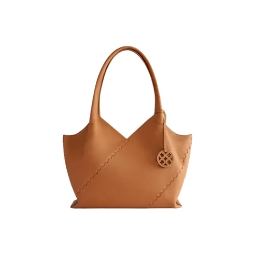 ORANGE CUBE Cow Leather Tote Bag Shopping Bag Handbag Large Size Women's Multicolor