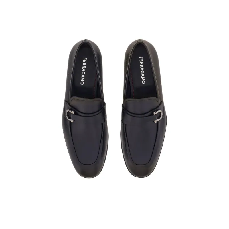 FERRAGAMO GANCINI Loafers Men's Black-3