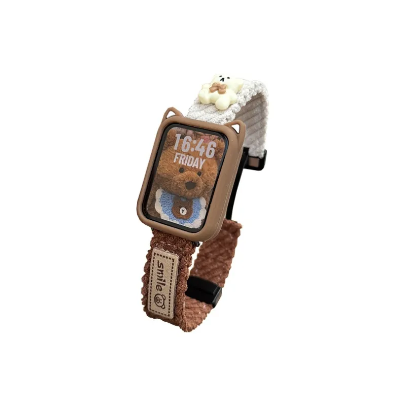 Mr. Strap Xiaomi Compatibility Watch Band Corduroy Material-4