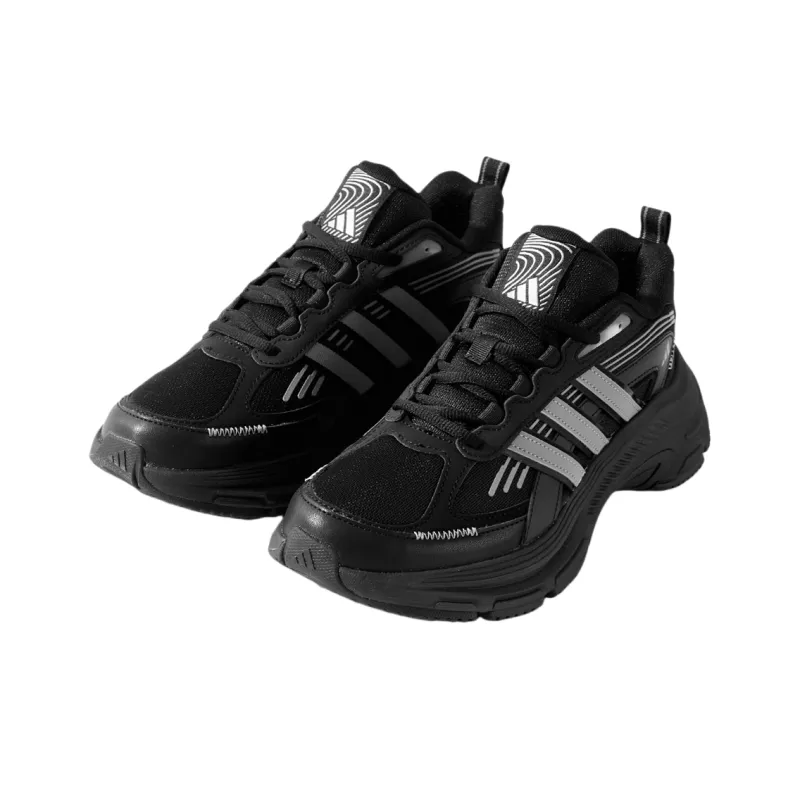 Adidas FC CLASSIC Slip Resistant Breathable Low Top Running Shoes Unisex Black Gray Color-2