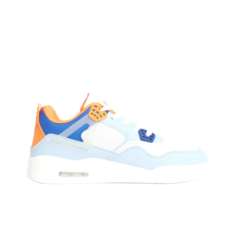 PAIN OR PLEASURE Kids' Skateboarding Shoes Tangerine Blue Teenagers-1