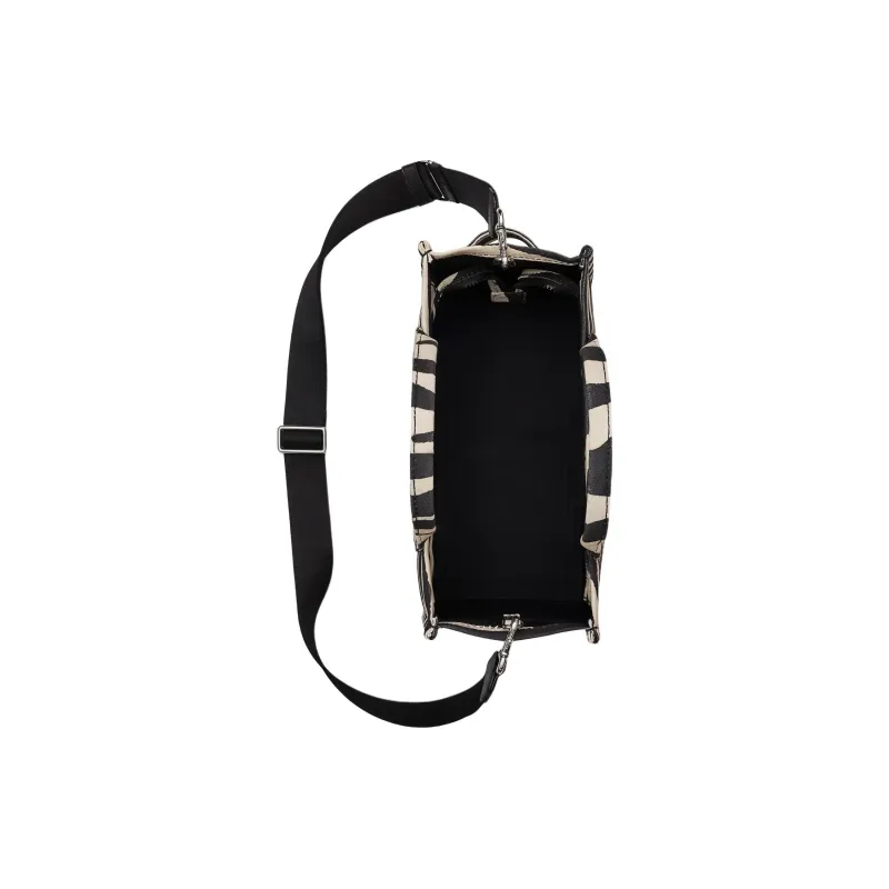 MARC JACOBS The Medium Sack Bag Black/White-3
