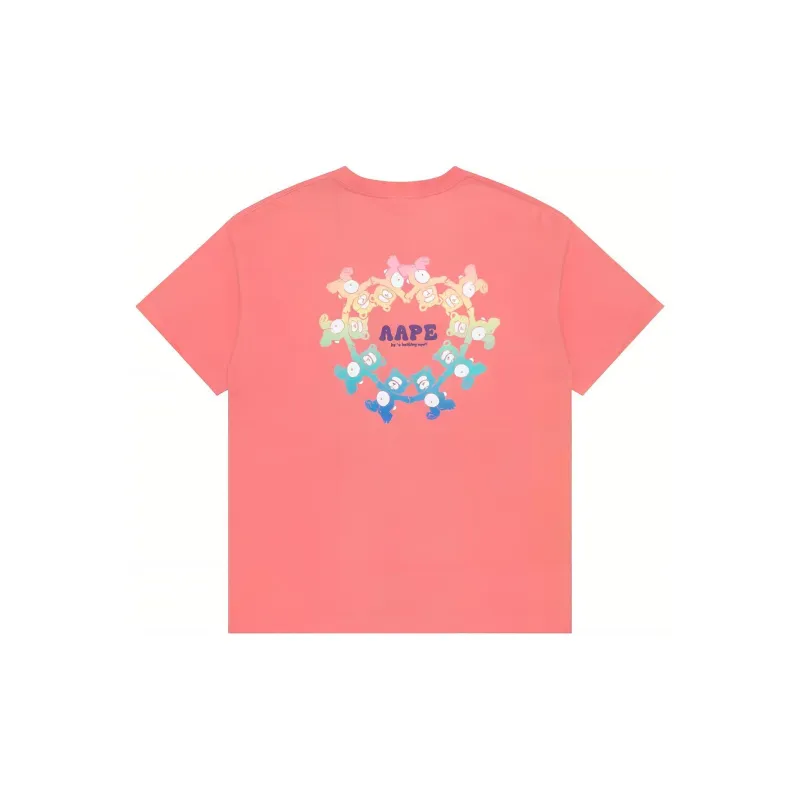 Aape Logo print Cotton T shirt-3