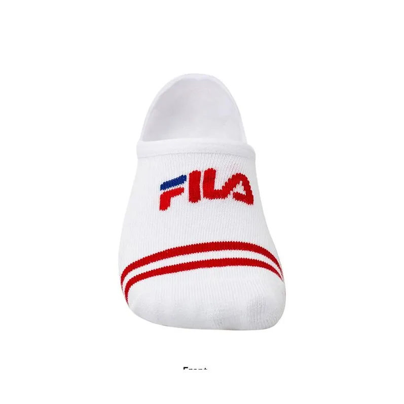 FILA FUSION Series No Show Socks Women's 1 Pack White-2