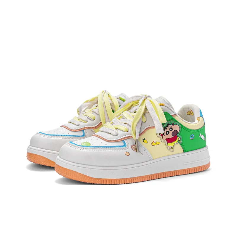 Crayon Shinchan Low Top Skateboard Shoes Unisex-17