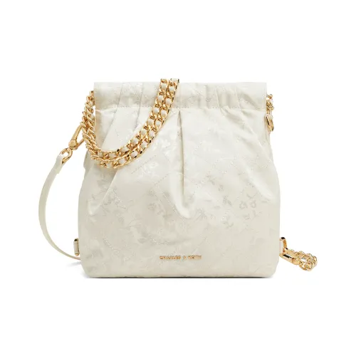 CHARLES&KEITH Fabric Shoulder Bag Small Size Women's Multicolor