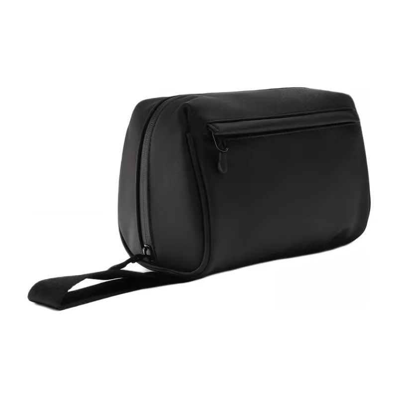 ZARA PU Polyurethane Toiletry Bag Clutch Regular Men's Black-1